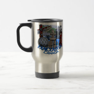 Vancouver Canada Travel Mugs Souvenir Cups Reisebecher