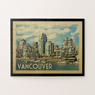 Vancouver Canada Vintage Travel Puzzle