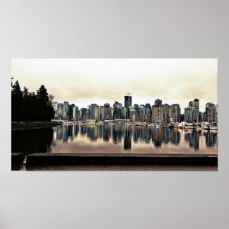 Vancouver City View Poster