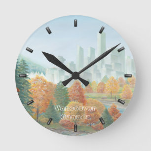 Vancouver Clock Personalized Vancouver Wall Clock Runde Wanduhr