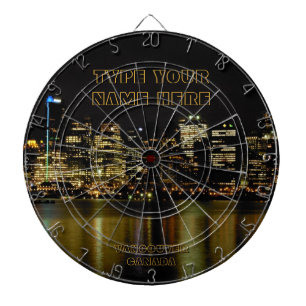 Vancouver Dartboard Vancouver Souvenir Dartboard Dartscheibe