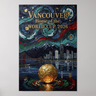 Vancouver elegante Kunstwand für Ihr Zuhause Poster