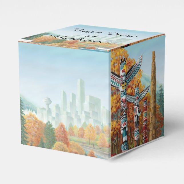 Vancouver Geschenkboxen Personalisiert Totem Gesch Geschenkschachtel (Vorderseite)