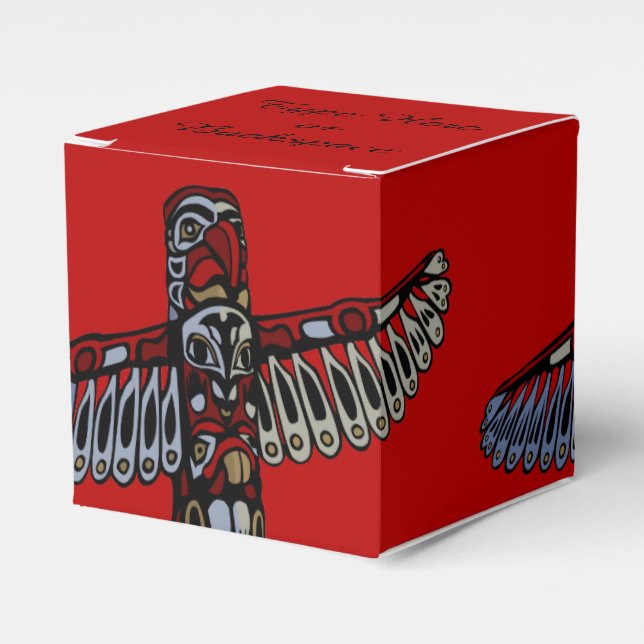 Vancouver Geschenkboxen Personalisiert Totem Gesch Geschenkschachtel (Vorderseite)