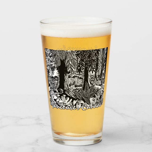 Vancouver Glass Stanley Park Landschaftsbild Glas (Vorne (Gefüllt))