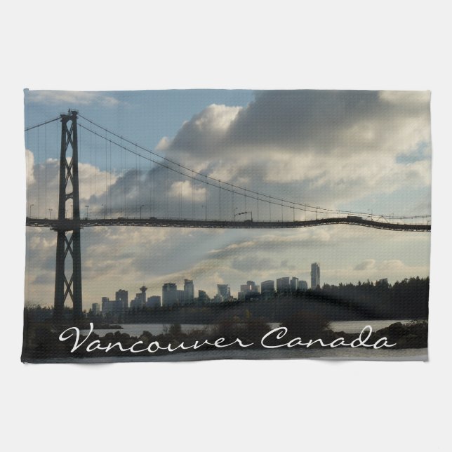 Vancouver Handtuch Personalisiert Souvenir Handtuc (Horizontal)