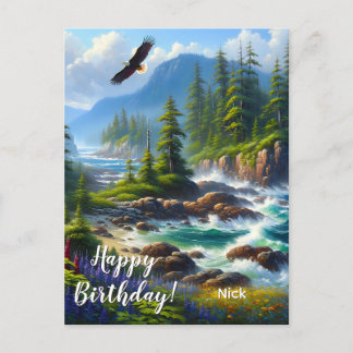 Vancouver Insel Natur Kunst Individuell Alles Gute Postkarte