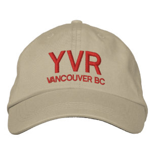 Vancouver International Airport (YVR) Hat Bestickte Kappe