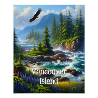 Vancouver Island Art Poster