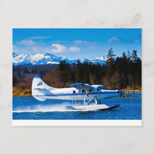Vancouver Island Sea Flugzeug Postkarte