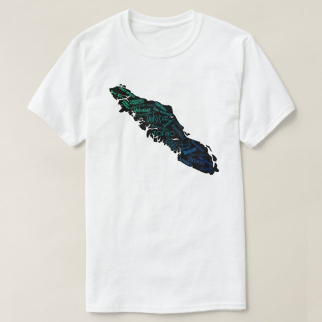 Vancouver Island West Coast Design T-Shirt (Design vorne)