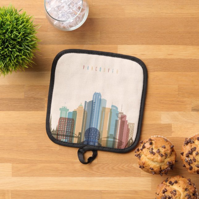 Vancouver, Kanada | City Skyline Topflappen (Oben Unten)