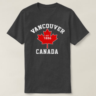 Vancouver Kanada Est. Patriotisches T-Shirt 1886