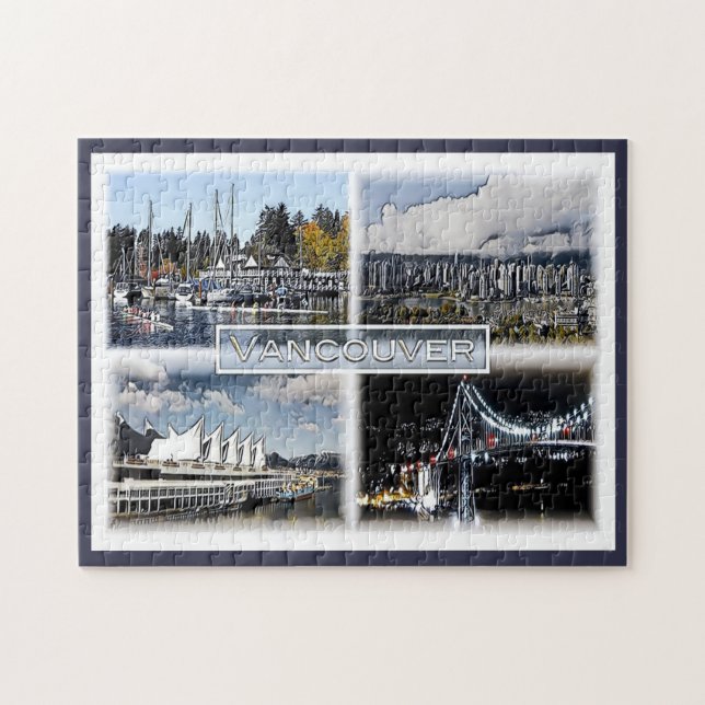 Vancouver - Kanada - Mosaik - Puzzle (Horizontal)