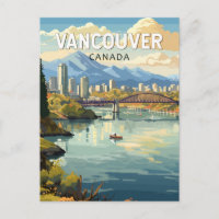 Vancouver Kanada Reise Kunst Vintage