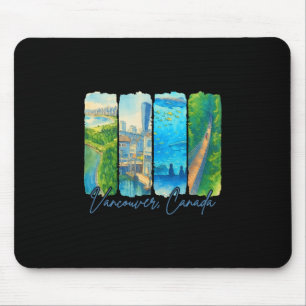 Vancouver Kanada Reise Trip Brushstroke Souvenir Mousepad