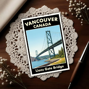 Vancouver, Kanada: Reisepostkarten aus den 1960er  Postkarte