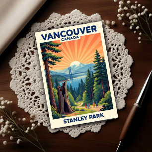 Vancouver, Kanada: Reisepostkarten aus den 1960er  Postkarte