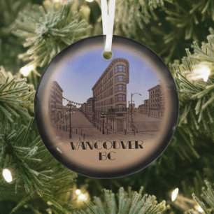 Vancouver Kanada Souvenir Ornament Andenken Aus Glas