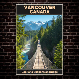 Vancouver, Kanada: Vintage Travel Poster der 60er