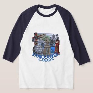 Vancouver Kanada Wahrzeichen Vancouver Jersey T-Sh T-Shirt