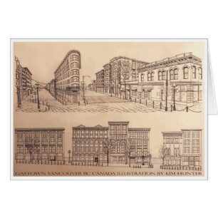 Vancouver Karten Souvenir Karten Gastown Kunstkart