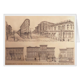 Vancouver Karten Souvenir Karten Gastown Kunstkart
