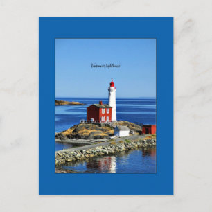 Vancouver Lighthouse, etikettiert Postkarte