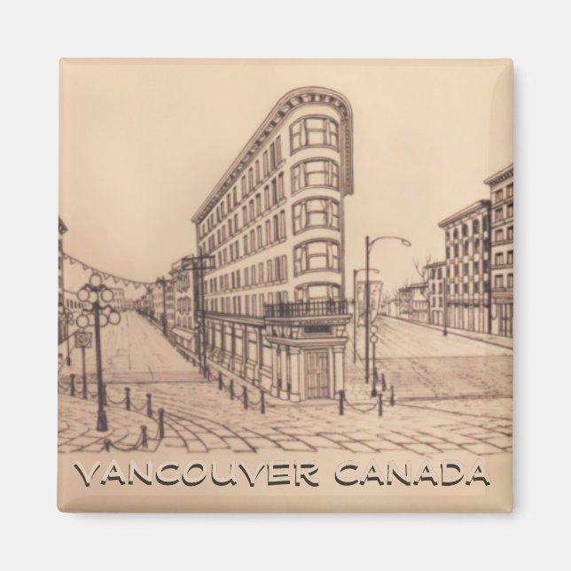 Vancouver Magnet Souvenir Magnet Buttons & Geschen (Vorne)