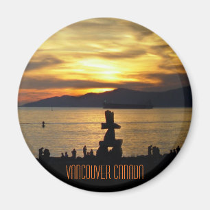 Vancouver Magnet Souvenir Sunset Beach Magnete