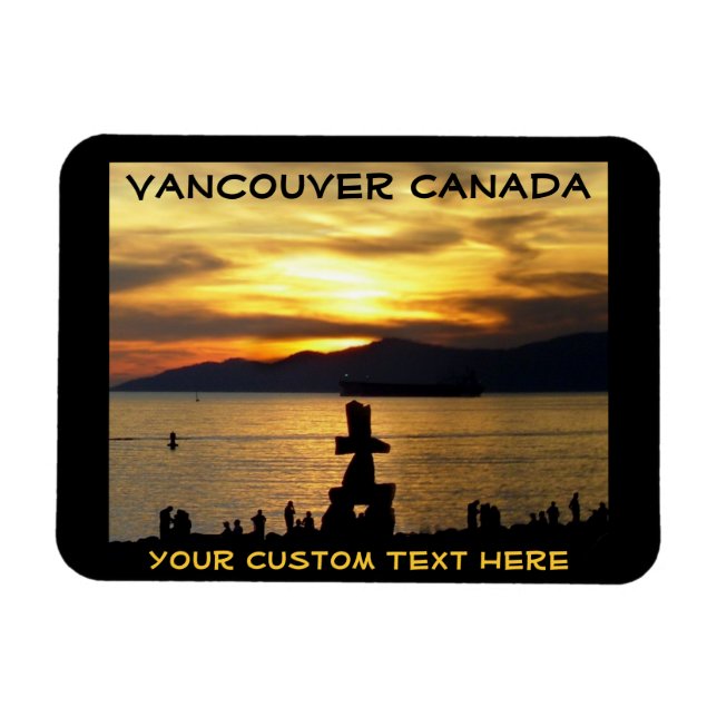 Vancouver Magnet Vancouver CN Personalisiert Magne (Horizontal)