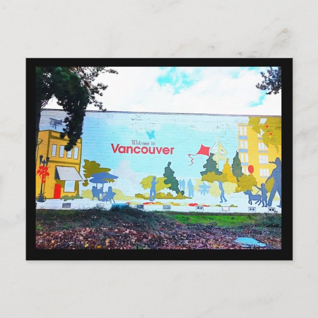 Vancouver Mural Postkarte (Vorderseite)