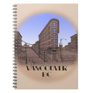 Vancouver Notebook Vancouver Gastown Souvenir Notizblock