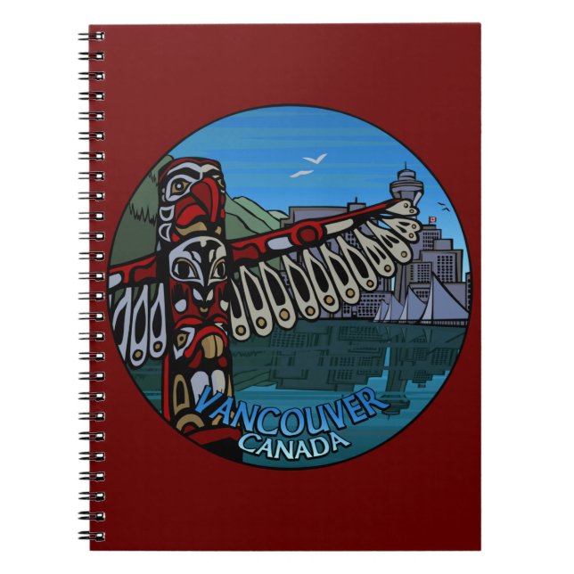 Vancouver Notebook Vancouver Souvenir Journal Notizblock (Vorderseite)