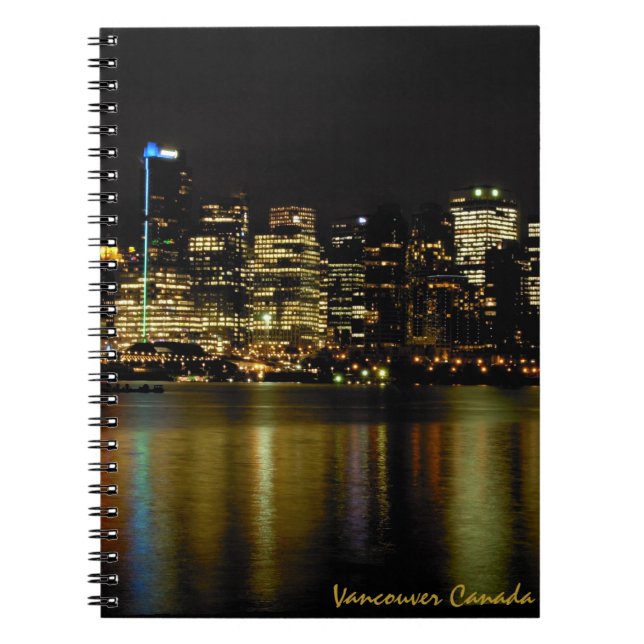 Vancouver Notebook Vancouver Souvenir Sketch Pad Notizblock (Vorderseite)