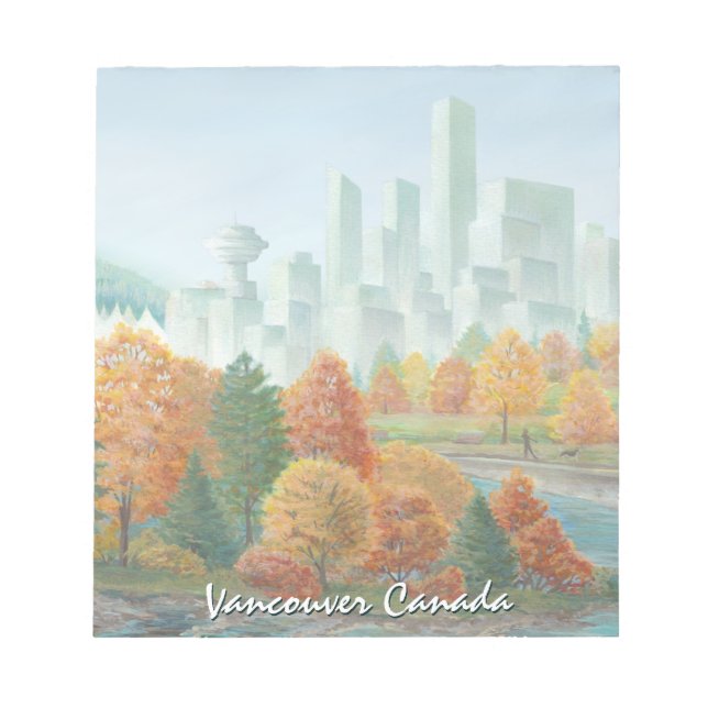 Vancouver Notepad Personalisiert Vancouver Souveni Notizblock (Vorderseite)