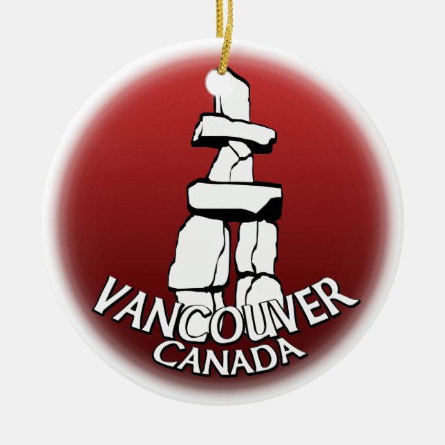 Vancouver Ornament Personalisiert Vancouver Souven (Vorne)