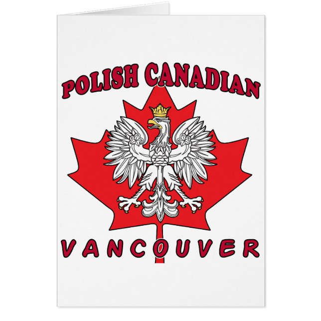 Vancouver Polnisch kanadisches Leaf (Vorne)