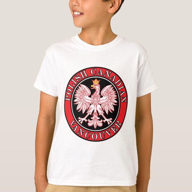 Vancouver Polnischer Adler T-Shirt (Vorderseite)