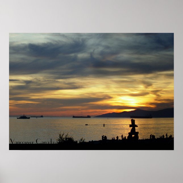 Vancouver Poster English Bay Vancouver Print (Vorne)