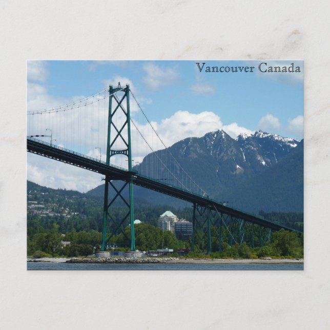 Vancouver Postkarten Libelle Gate Personalisierte  (Vorderseite)