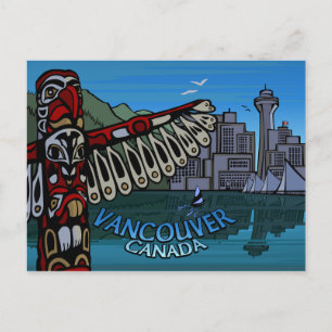 Vancouver Postkarten Totem Loch & Sehenswürdigkeit