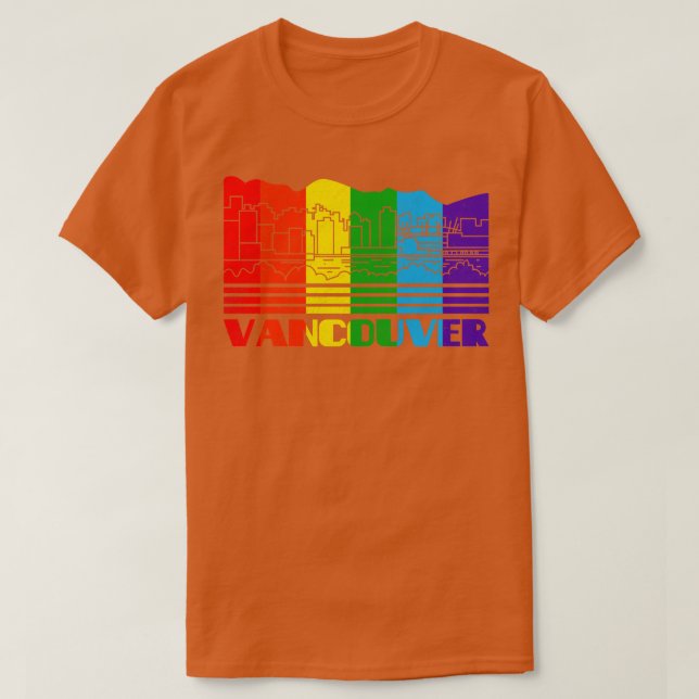 Vancouver Pride Vancouver LGBT-Geschenk LGBTQ-Unte T-Shirt (Design vorne)