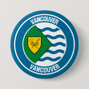 Vancouver Round Emblem Button