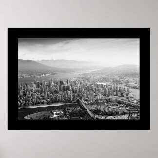 Vancouver (schwarz & weiß) poster