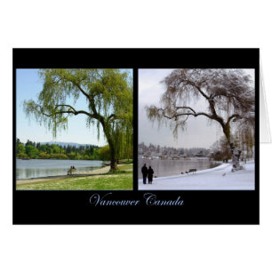 Vancouver Seasons Karten Print Canada Souvenir