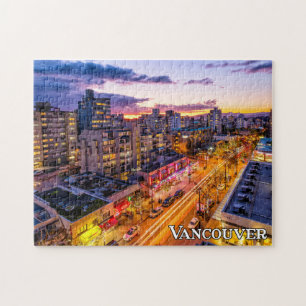 Vancouver Skyline, British Columbia, Kanada Puzzle