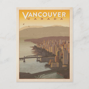 Vancouver Skyline   Kanada Postkarte