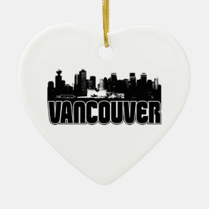 Vancouver-Skyline Keramikornament