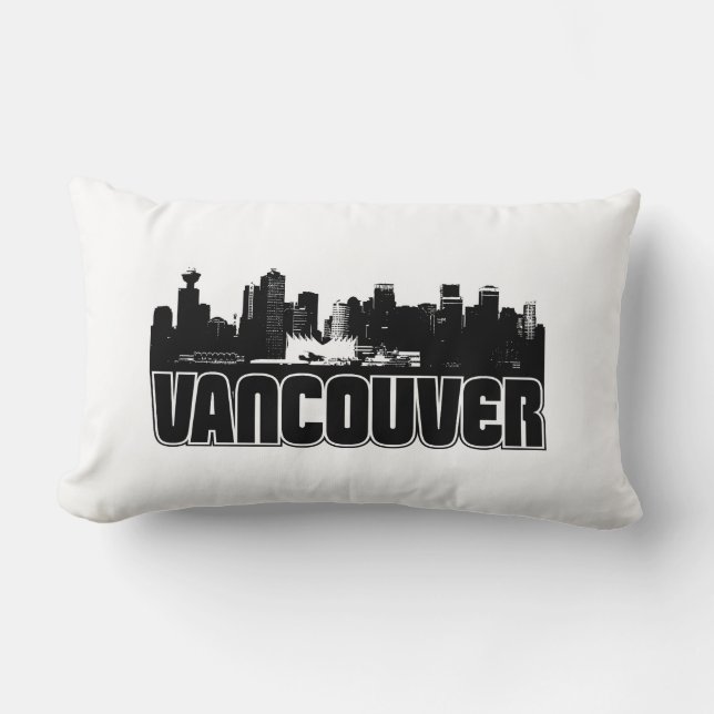Vancouver-Skyline Lendenkissen (Vorderseite)